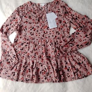 Beach lunch lounge collection Opal style blouse size S